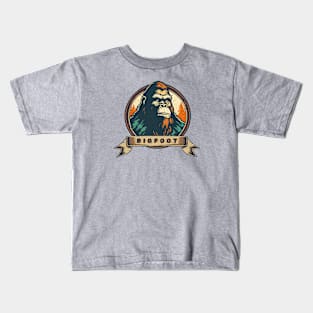 Retro/Vintage Bigfoot Kids T-Shirt